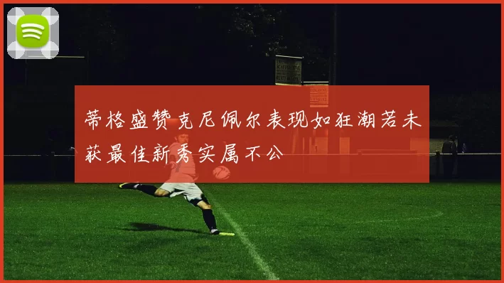 蒂格盛赞克尼佩尔表现如狂潮若未获最佳新秀实属不公